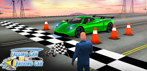 Falling Car VS Driving Car: Drag Racing Rivals PRO PC screenshot