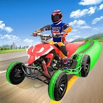 Light ATV Quad Bike Racing, Traffic Racing Games icon
