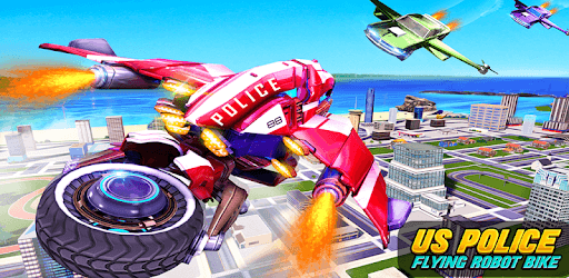 US Police Bike Robot: Flying Bike Shooting Games PC screenshot US Police Bike Robot: Flying Bike Shooting Games PC screenshot