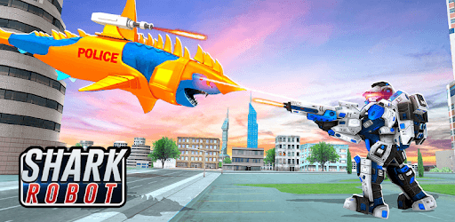 Robot Shark Attack: Transform Robot Shark Games PC screenshot
