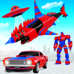 Robot Shark Attack: Transform Robot Shark Games icon