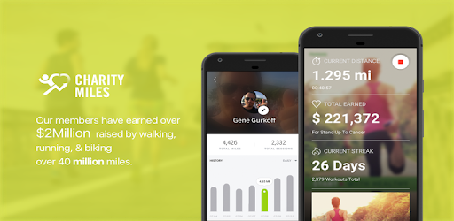 Charity Miles: Walking & Running Distance Tracker PC screenshot