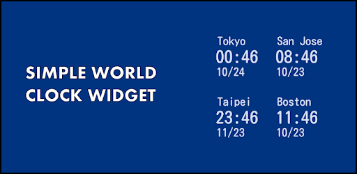 Simple World Clock Widget PC screenshot