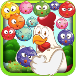 Chicken Rush Bubble Shooter icon