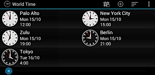 Clocks around the world PC screenshot