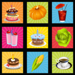 brain games food memory icon