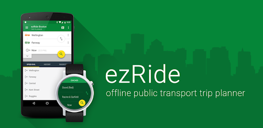 ezRide Offline Transit Planner PC screenshot