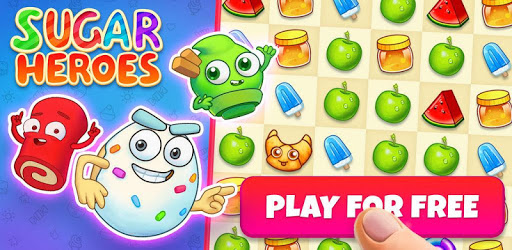 Sugar Heroes - World match 3 game! PC screenshot
