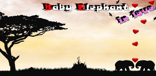 Baby Elephant in love PC screenshot