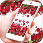 Red Rose Theme Wallpaper Red Roses Lock Screen icon