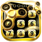 Gold Fidget Spinner Lockscreen for PC Gold Fidget Spinner Lockscreen for PC