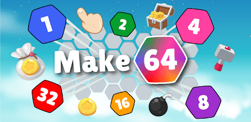 Make 64 - Merge Numbers Puzzle! Simple Casual Game PC screenshot