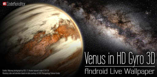 Venus in HD Gyro 3D Free PC screenshot Venus in HD Gyro 3D Free PC screenshot