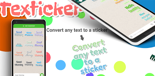 Texticker, Create Text Stickers - WAStickerApps PC screenshot