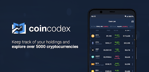 CoinCodex - Crypto & Bitcoin Price Charts and Data PC screenshot