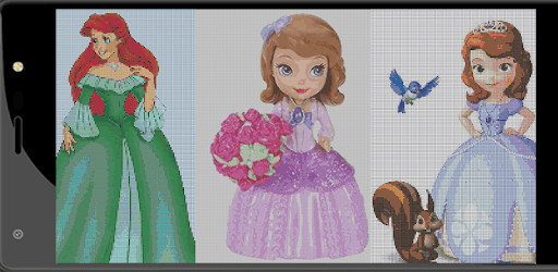 Princess Pixel Art Sandbox Color By Number Drawing PC screenshot