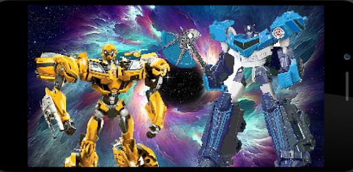 Sandbox Iron Superhero Transformer Color By Number PC screenshot