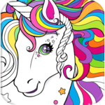 Unicorn Coloring Book : Kawaii Cute Coloring Book for PC