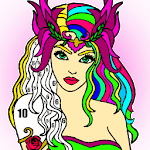 Adult Color By Number-Paint By Number Book Free for PC