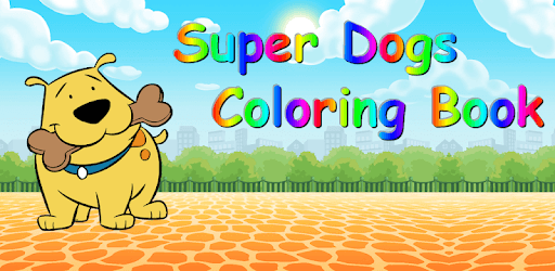 Coloring Book Super Dogs PC screenshot