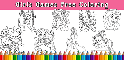 Girls games: Painting and coloring PC screenshot