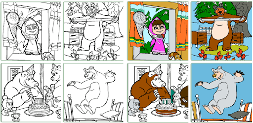Coloring Book For Maisha and Bears PC screenshot