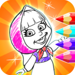 Coloring Book For Maisha and Bears for PC