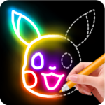 Learn to Draw Glow Cartoon icon