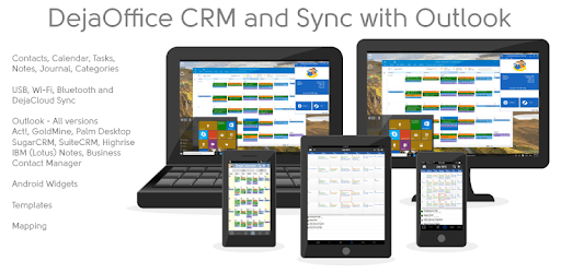 DejaOffice CRM with PC Sync PC screenshot