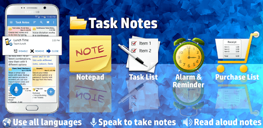 TASK NOTES - Notepad, List, Reminder, Voice Input PC screenshot TASK NOTES - Notepad, List, Reminder, Voice Input PC screenshot