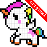 Pixel.Unicorn - Coloring By Numbers Sandbox Game icon