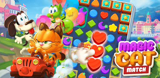Magic Cat Match : Swipe & Blast Puzzle PC screenshot