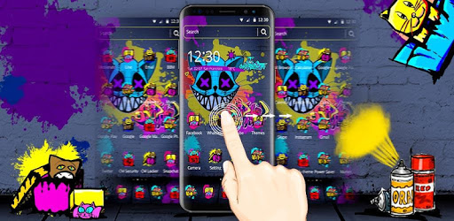 Cool Graffiti Cat Theme PC screenshot