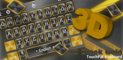 3D Black Gold Keyboard Theme for PC - Free Download & Install on ...