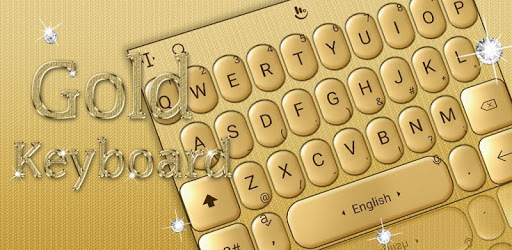 3D Gold Keyboard Theme PC screenshot 3D Gold Keyboard Theme PC screenshot