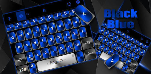 Black Blue Keyboard Theme PC screenshot Black Blue Keyboard Theme PC screenshot