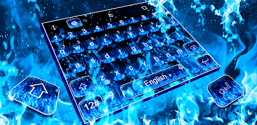 Blue Fire Flaming Keyboard Theme PC screenshot Blue Fire Flaming Keyboard Theme PC screenshot