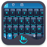 Blue Science Keyboard Theme icon