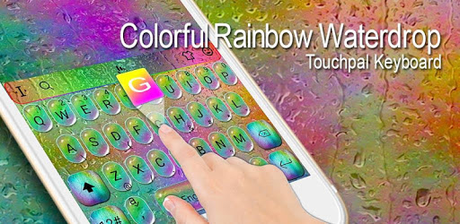 Colorful Water Drop Keyboard Theme PC screenshot Colorful Water Drop Keyboard Theme PC screenshot