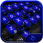 Cool Black Blue Keyboard Theme for PC