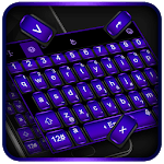 Cool Black Purple Keyboard Theme icon