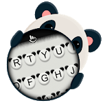 Black White Lovely Cute Panda Keyboard Theme for PC Black White Lovely Cute Panda Keyboard Theme for PC