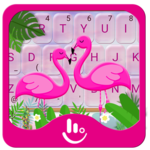 Cute Pink Flamingo Keyboard Theme for PC Cute Pink Flamingo Keyboard Theme for PC