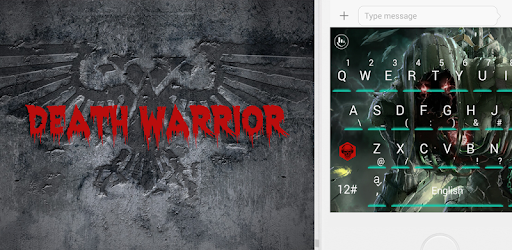 Death Warrior Keyboard Theme PC screenshot Death Warrior Keyboard Theme PC screenshot