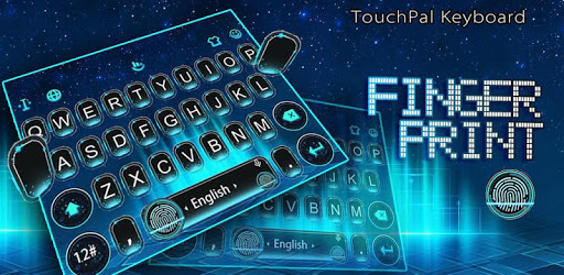 Blue Tech Fingerprint Style Keyboard Theme PC screenshot Blue Tech Fingerprint Style Keyboard Theme PC screenshot