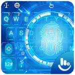 Fingerprint Style Tech Keyboard Theme for PC
