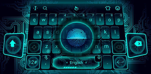 Fingerprint Style Keyboard Theme PC screenshot