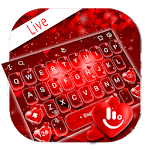 Live Floating Love Heart Valentine Keyboard Theme for PC