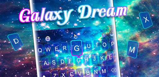 Galaxy Dream Keyboard Theme PC screenshot