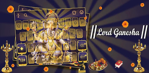Hinduism Lord Ganesha Chaturth Keyboard theme 2018 PC screenshot